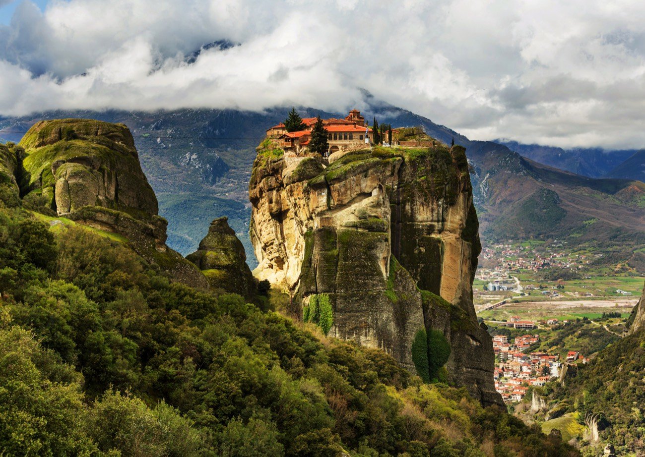 The monasteries and rock formations of Meteora
